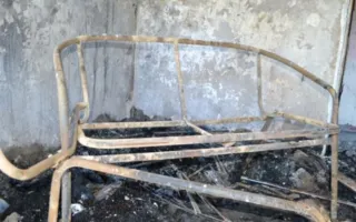 В Гаспре пожар лишил семью жилья 