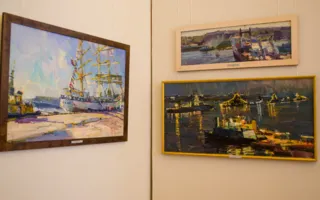 Выставка мариниста Алексея Петрухина открылась в музее