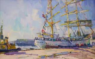 Выставка мариниста Алексея Петрухина открылась в музее
