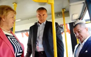 Более 100 школьных автобусов получили муниципалитеты Крыма