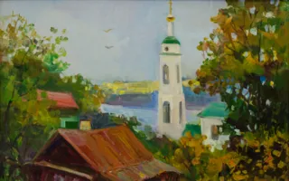  Художник Сергей Берлов представил на выставке «Русские валёры»