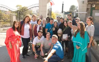​В Херсонесе встречали миллионного туриста