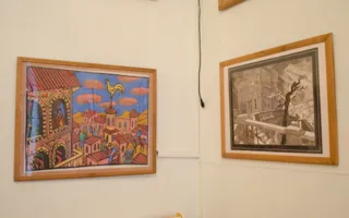 В детской библиотеке открылась выставка художников Либа