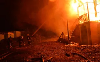 В Балаклавском районе полыхал частный дом