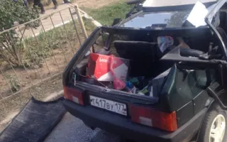 Рейсовый автобус столкнулся с автомобилем в Крыму (фото)