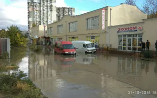 Гагаринский район превратился в Венецию (фото, видео)