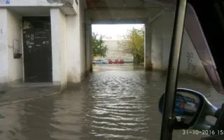 Гагаринский район превратился в Венецию (фото, видео)
