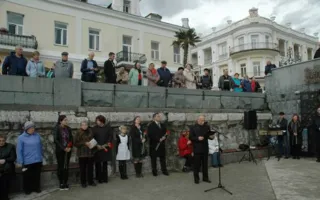 В Крыму прошёл митинг в память о жертвах гибели теплохода «Армения»