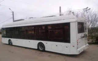 Новый троллейбус получил Севастополь в подарок от Москвы 