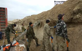 На стройке ТЭС в Севастополе найдено захоронение времён ВОВ