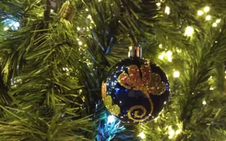 С новогодней ели у СДДЮТ украли часть игрушек