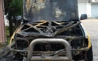 Установлена причина пожара в Toyota Land Cruiser — поджог
