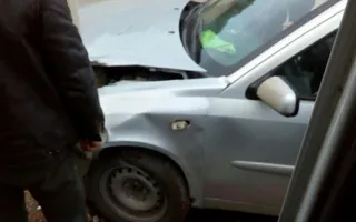 В Севастополе пьяного «дедулю» от страшного ДТП спас столб — фото