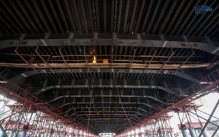Арочные пролёты Керченского моста готовы наполовину 