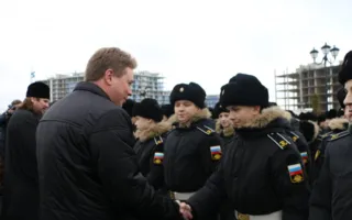 Севастопольские кадеты вступили в ряды «Юнармии» (фото)