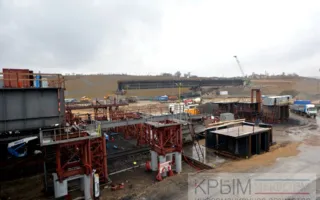 Строители готовятся к монтажу арок пролётов Крымского моста (фото)