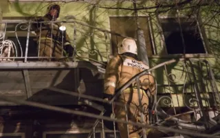 Ночью в центре Симферополя горел жилой дом 