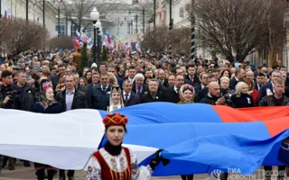 Как в Крыму отпраздновали годовщину референдума — фото