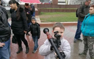 Показ военной техники прошёл в центре Симферополя (фото, видео)