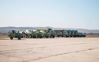 В Керчи уже начали подготовку к Параду Победы 9 мая (фото)