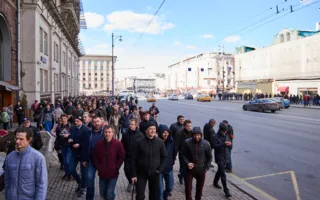 В Москве задержали более тысячи участников несогласованной акции