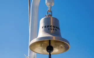 Севастопольский парусник «Херсонес» отметил 28-летие (фото)