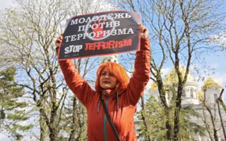 Митинг «Вместе против террора» прошёл в Симферополе (фото)