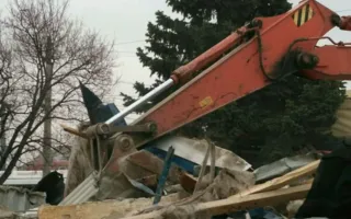 В Симферополе ночью начали снос рынка на Козлова (фото, видео)