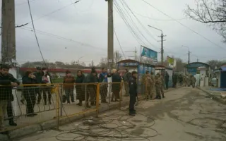 В Симферополе ночью начали снос рынка на Козлова (фото, видео)