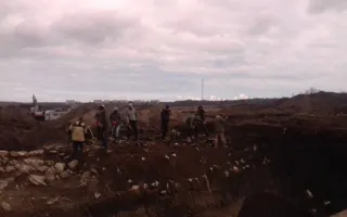 Античный вал и некрополь нашли на стройплощадке Крымского моста