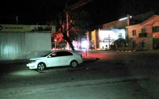 Тройное ДТП произошло ночью в Симферополе (фото)
