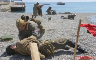 Ялту освободили от фашистов — реконструкция сражения 1944 года (фото)