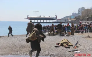 Ялту освободили от фашистов — реконструкция сражения 1944 года (фото)
