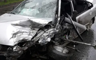 ДТП в Симферополе: две иномарки «всмятку» (фото)