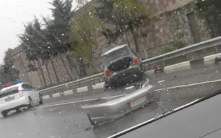 ДТП в Симферополе: две иномарки «всмятку» (фото)