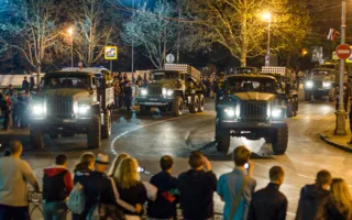 Вечерняя репетиция Парада Победы состоялась в Севастополе (фото)