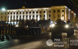 Первая репетиция Парада Победы прошла в Симферополе (фото, видео)