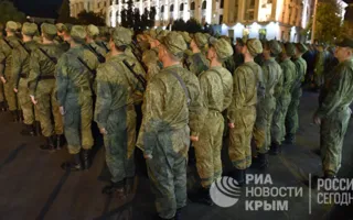 Первая репетиция Парада Победы прошла в Симферополе (фото, видео)
