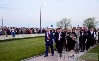 Тысячи крымчан почтили память погибших в концлагере «Красный» (фото)