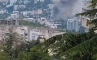В Ялте горела 5-звёздочная «Вилла Елена» (фото, видео)