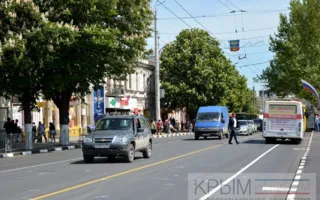 В Симферополе троллейбусы ездят по «встречке» из-за новой разметки