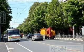 В Симферополе троллейбусы ездят по «встречке» из-за новой разметки