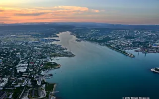 Блогер показал Севастополь с высоты полёта на воздушном шаре (фото)