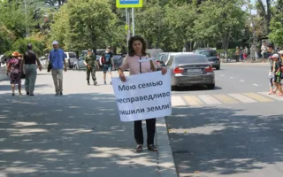 Севастопольцы вновь вышли на пикеты против отъёма земли (фото)