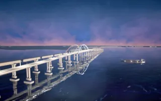 Крымский мост представили в новой 3D-модели (видео, фото)