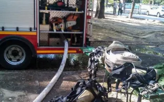 В Керчи загорелись две квартиры многоэтажного дома (фото)