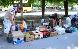 В Крыму поймали нелегальных продавцов с тоннами арбузов (фото)
