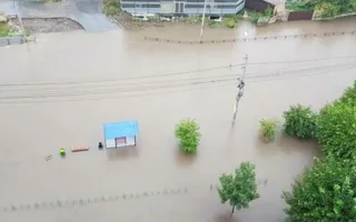 Потоп в Красноярске: дороги перекрыты, в городе ввели режим ЧС (фото, видео)