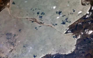 Космонавт запечатлел вид на Керченский мост с орбиты МКС