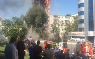 В Ростове случился крупный пожар в гостинице, погибло два человека (фото, видео)